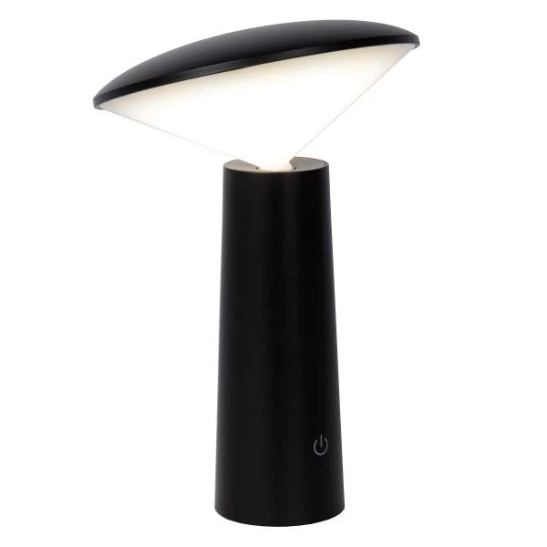 Lucide JIVE - Rechargeable Table lamp Indoor/Outdoor - Battery pack/batteries - Ø 13,7 cm - LED Dim. - 1x3W 2800K/6500K - IP44 - 3 StepDim - Black - detail 2